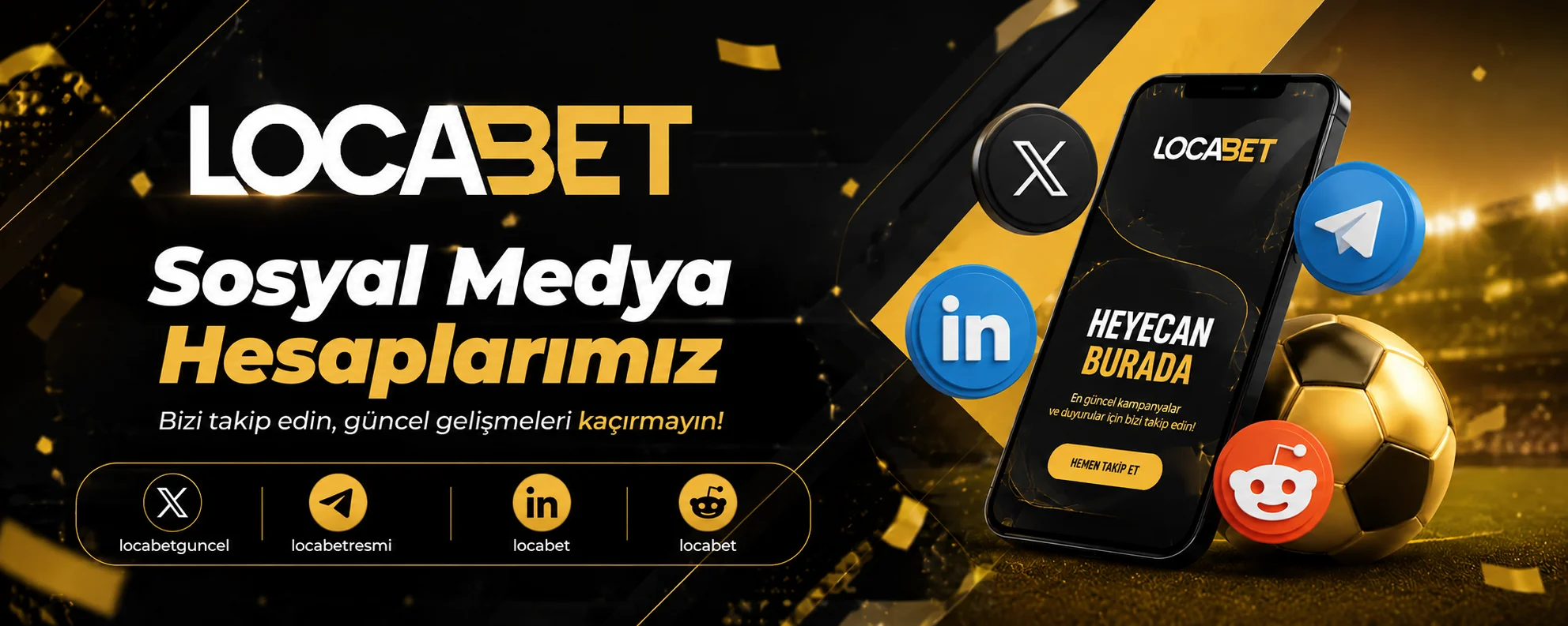 Locabet Sosyal Medya Hesapları