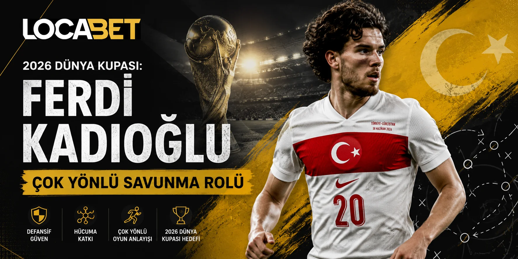 Locabet 2026 Dünya Kupası - Ferdi Kadıoğlu Çok Yönlü Savunma Rolü