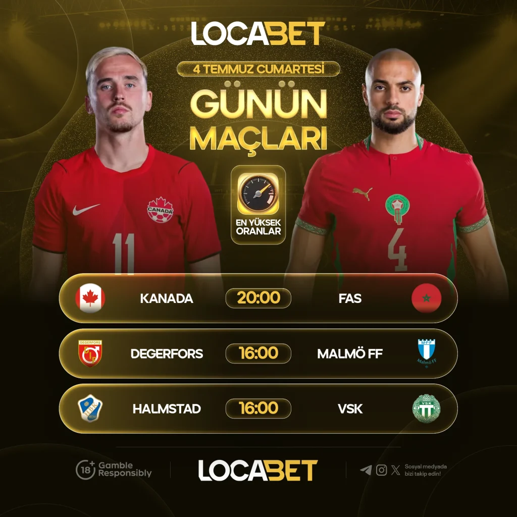 Locabet'te Son 16 Heyecanı Başladı 2 locabet-4-temmuz-2026-gunun-maclari